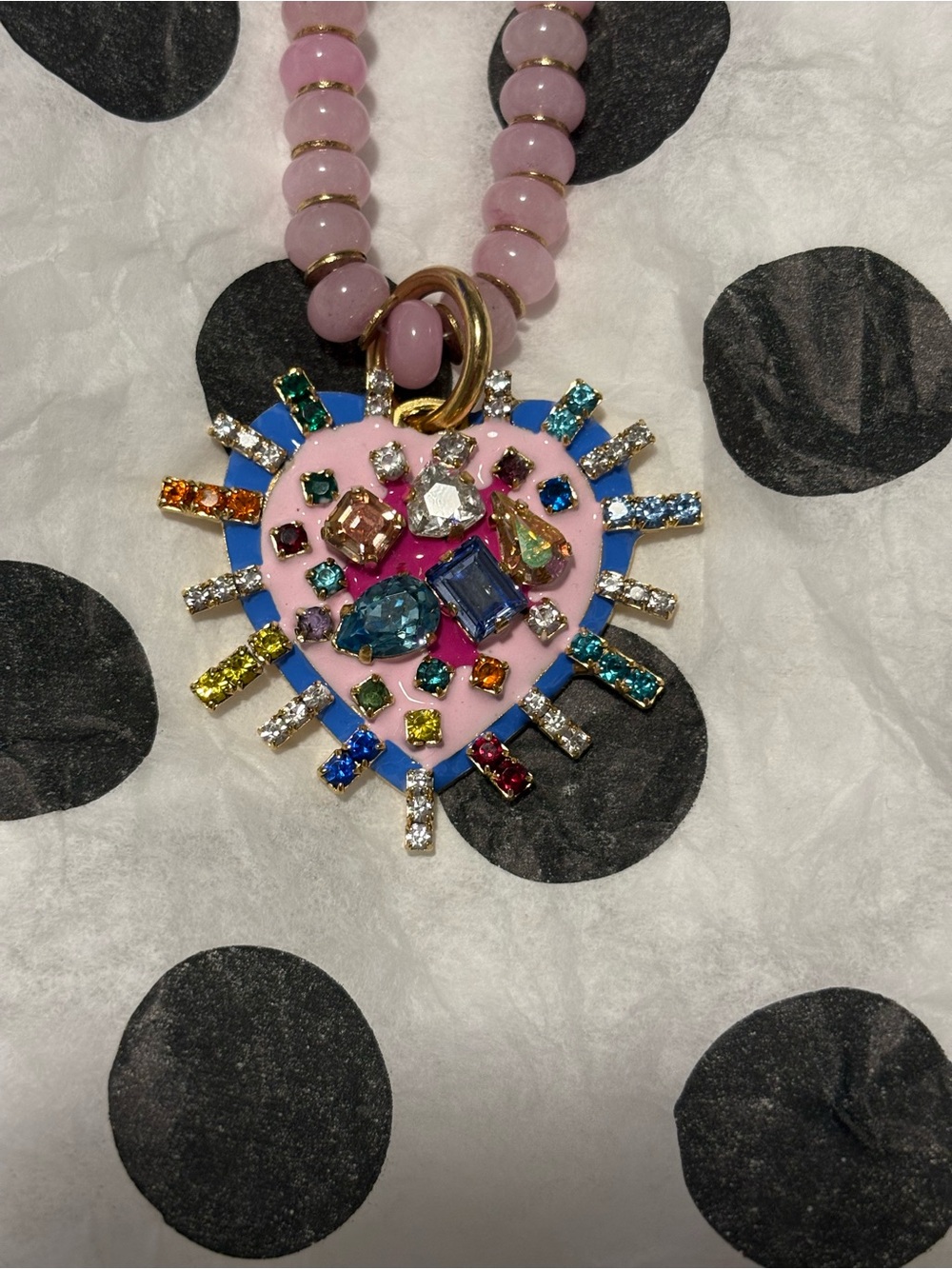NWT TOVA LIRAEL HEART NECKLACE Fairy Dust Collection - Picture 4 of 12